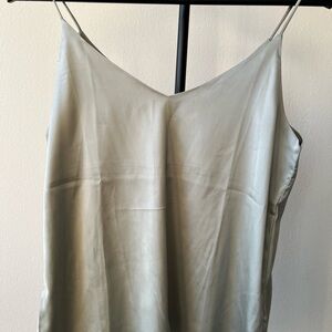 Elegant Women's Satin Top - Cream